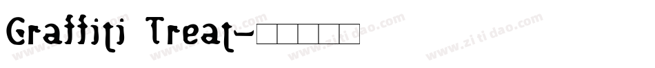 Graffiti Treat字体转换